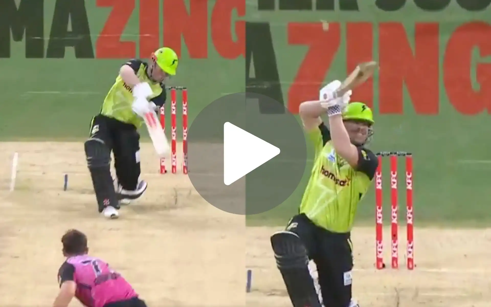 [Watch] David Warner 'Holds The Pose Like Pushpa' While Playing An Audacious Cover Drive